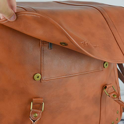 6 Wine Bottles Carrier Leather Bag