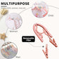 12 Piece Foldable Travel Hangers with Clips