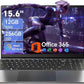 15.6'' AI Laptop with Office 365 12GB RAM 256GB SSD Win 11 Laptops