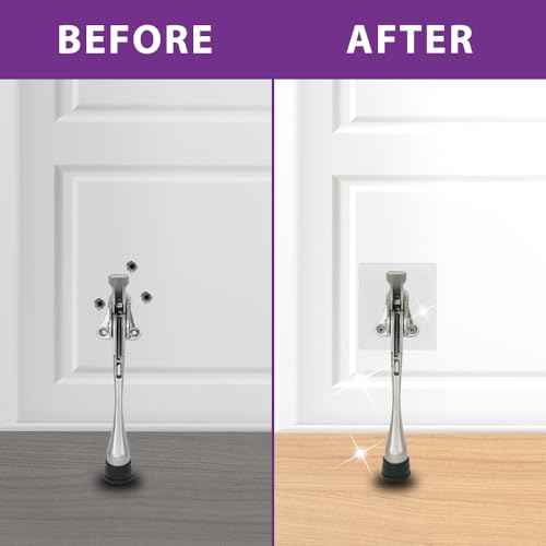 HASHI 6 Inch Kickdown Door Stopper No Drilling