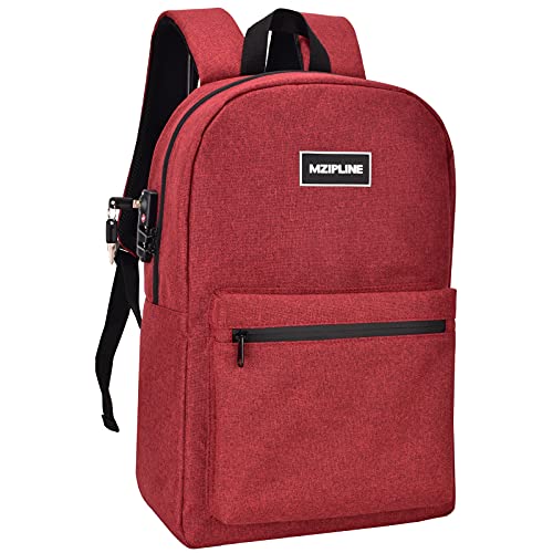 Backpack Bag With TSA Lock & Key Water Resistant Laptop Daypack Bookbag for Men & Women Travel