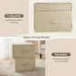 Fabric Storage Bins with Zipper Lids (3 Count)