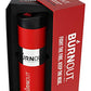 BURNOUT Temperature Regulating Travel Mug 12 oz Red