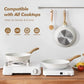 Ceramic Nonstick Frying Pan Skillets (2 Count)