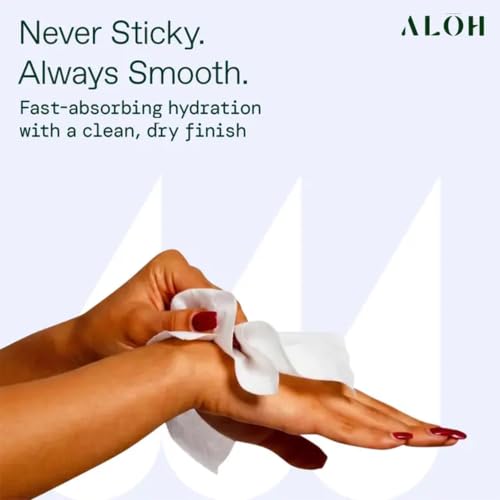 ALŌH Lavender Rosewood + Aloe Hand Sanitizer Wipes (120 Count)