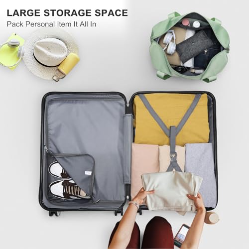 Luggage Set 4 Piece Carry On Hardside Luggage with Spinner Wheels (4 Count)
