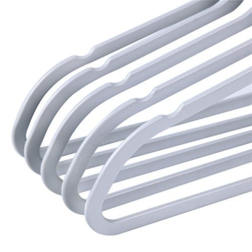 50 Pack Plastic Hangers for Clothes (50 Count)