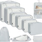 10 Set Packing Cubes Various Sizes Packing Organizer for Travel Accessories Luggage Carry On Suitcase