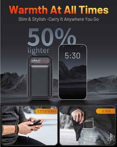 Hand Warmers Rechargeable 2 Pack (2 Count)