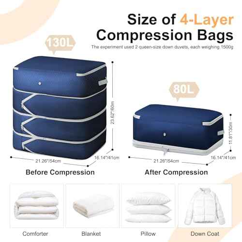 Comforter Storage Bag (4 Count)