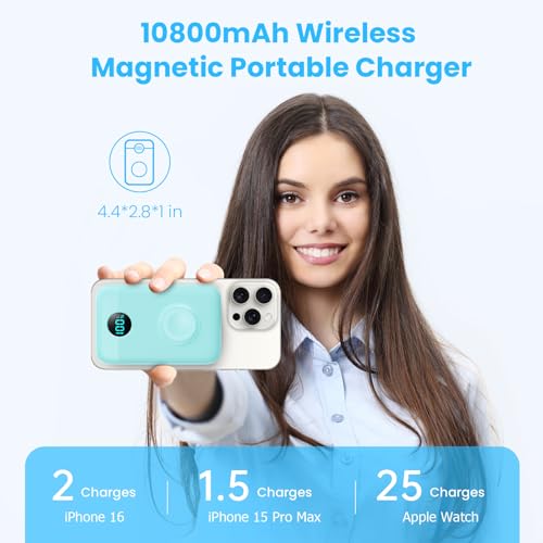 Magnetic Portable Charger 10800mAh