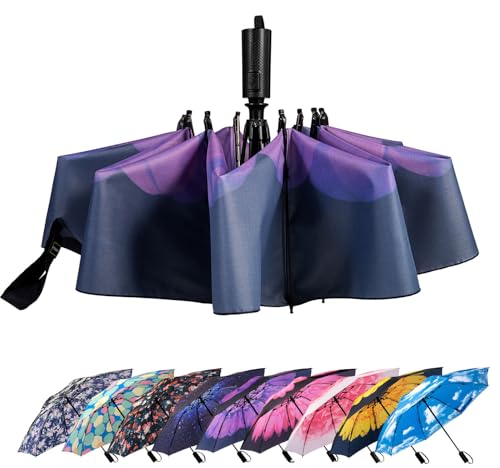 Umbrella Compact Inverted Folding Umbrellas Auto Open Auto Close