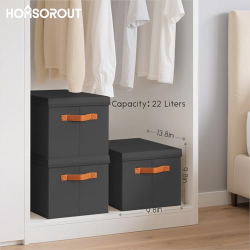 Storage Bins with Lids (4 Count)