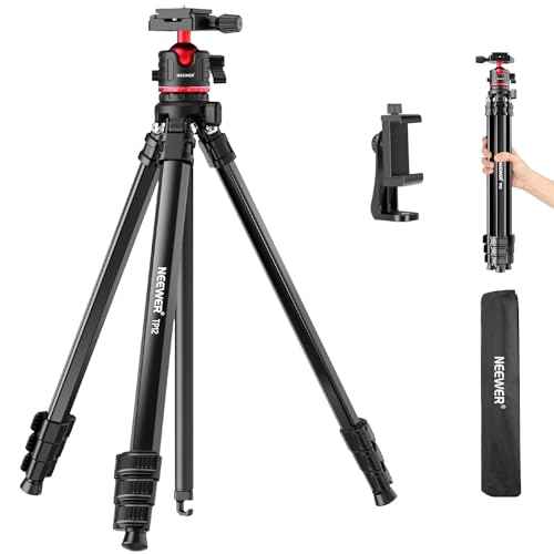 Basics 66.5" 169 cm Travel Tripod for Camera