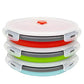 1200ml Large Collapsible Food Containers Silicone Lunch Containers Silicone Leftover Food Containers (3 Count)