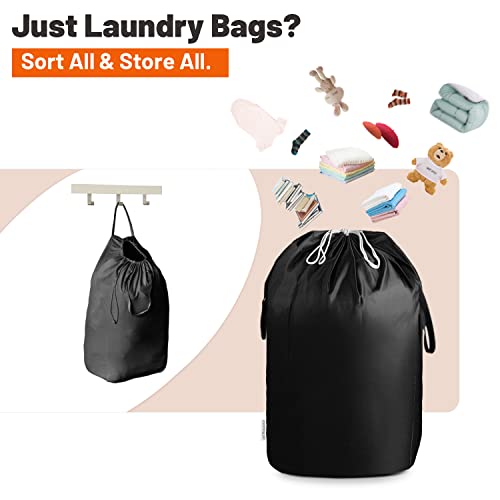 Washable Laundry Bags with Handles (2 Count)