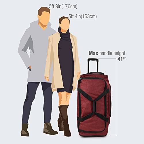 Duffel Bag with Rolling Wheels