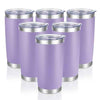 20 oz Tumblers Bulk Stainless Steel Tumbler with Lid (6 Count)