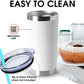 20oz Tumblers Stainless Steel Mugs with Lid Double Wall Vacuum Insulated Coffee Cups for Cold & Hot Drinks (12 Count)