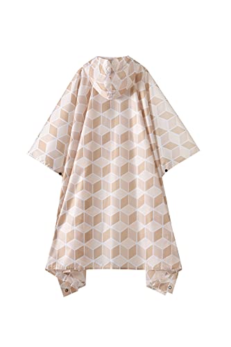Hooded Rain Poncho for Adults