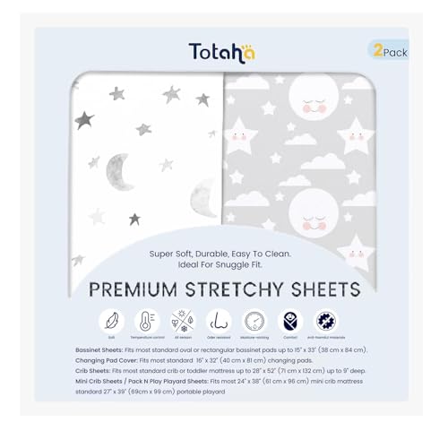 Premium Stretchy Crib Sheets (2 Count)