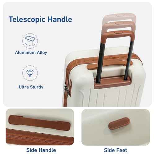 Luggage Sets 2 Piece Hardshell Suitcase with TSA Lock (2 Count)