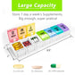 Extra Large Weekly Pill Organizer 2 Times a Day