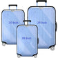 3PCS Suitcase Covers Clear Luggage Cover Protector (3 Count)