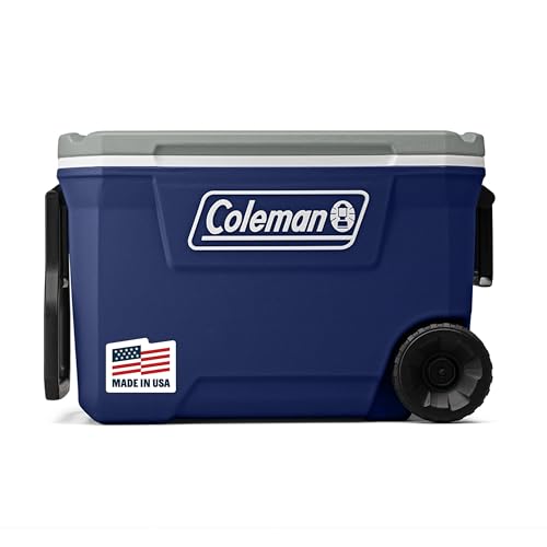 Classic Series Insulated Portable Rolling Cooler with Wheels
