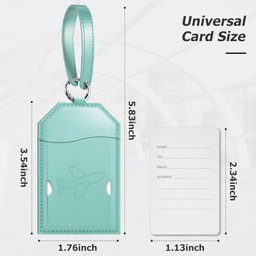 3 Pack Luggage Tags for Suitcases Bag Tag (3 Count)