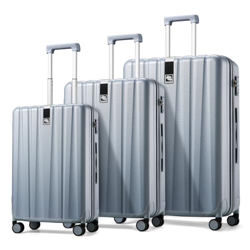 Luggage Sets 3 piece Carry On Luggage with Wheels PC Hard Shell Suitcases Lightweight Checked Travel Luggage Large Travel Suitcase Woman Men 20