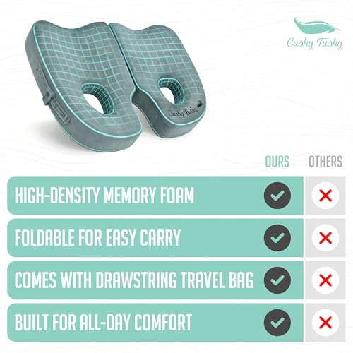 Premium Foldable Piriformis Seat Cushion