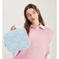 Travel Makeup Bag with LED Mirror for Women Girls