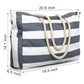 Beach Bag Large Beach Tote Bag for Women Waterproof Sandproof Swim Pool Bag With Zipper