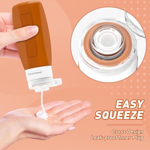 Travel Bottles for Toiletries 3oz (4 Count)