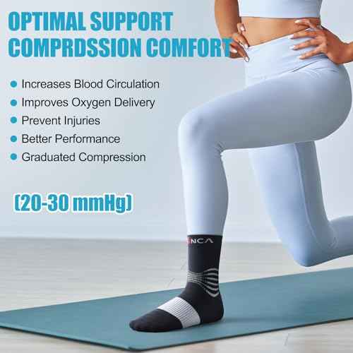 Professional Compression Socks for Women Men Circulation (2 pair)