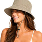 Water Resistant UPF 50+ Sun Bucket Hat Packable Brimmed for Women Men Khaki
