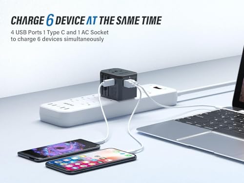 Universal Travel Adapter with 1AC
