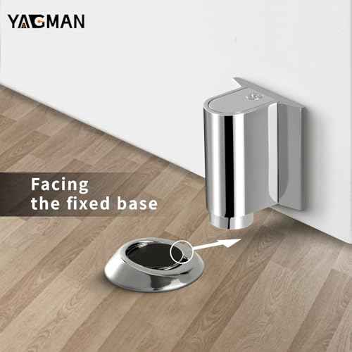 3 Pack Magnetic Door Stopper Floor Mount (3 Count)
