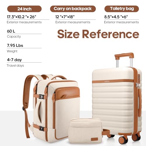 Luggage Sets 3 Piece (3 Count)