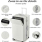 Super Large Aluminum Frame Zipperless Checked Luggage Front Pocket