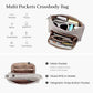 Soft Real Leather Crossbody Bags for Women Travel Wallet Purse
