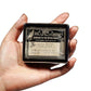 Silver Vintage Pill Box 7 Day Metal Pill Box with Mirror and 8 Compartments Cute Travel Pill Organizer for Purse (8 Count)