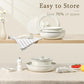 Ceramic Pots and Pans Set Non Stick