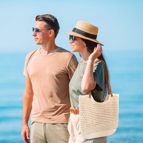 Crochet Beach Bag for Women Summer Purse Boho Small Tote