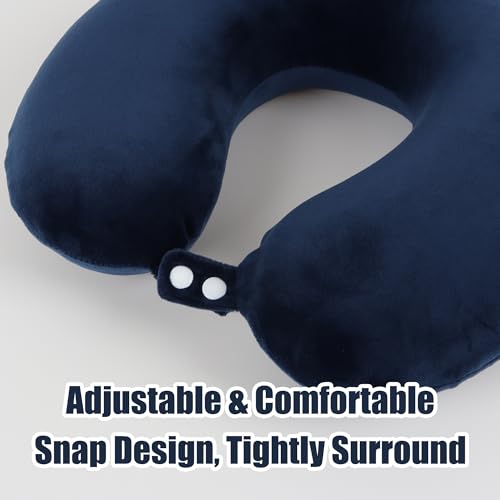 Pure Memory Foam Travel Pillow Set for Adults (2 Count)