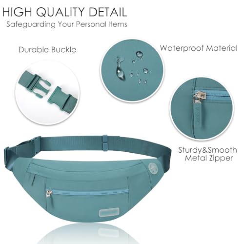 Small Crossbody Bags Sling Fanny Pack for Men with Adjustable Straps