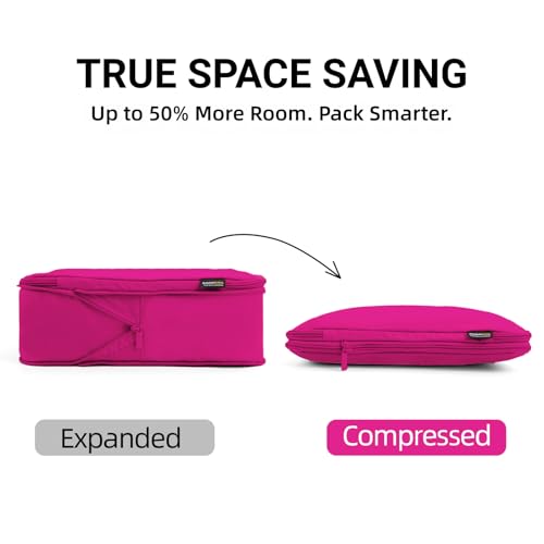 4 Piece Compression Packing Cubes for 3 (4 Count)