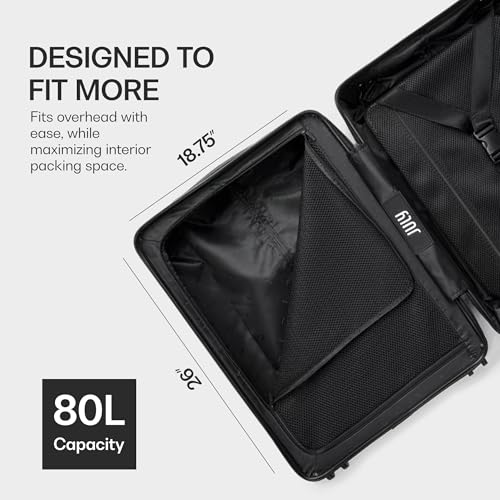 Checked Expandable Suitcase