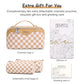 Travel Makeup Bag Organizer Cosmetic Bag (3 Count)